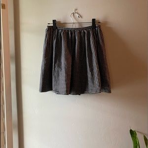 Madewell Mini Skirt in Gingham
